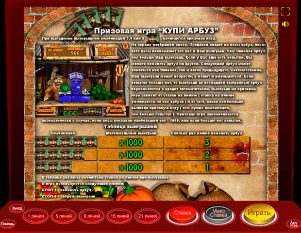 игровой автомат Базар на реальные деньги онлайн