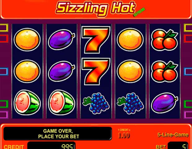 Игровой автомат Sizzling Hot на реальные деньги