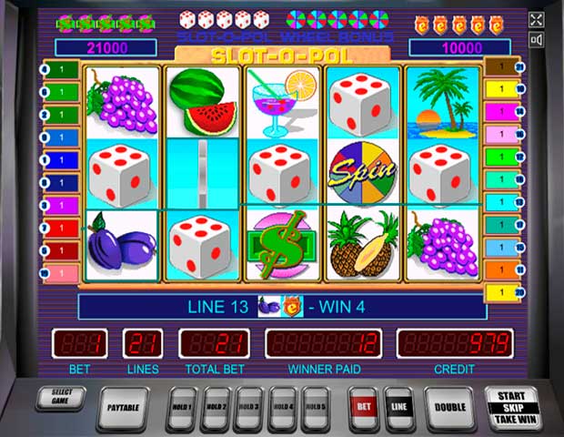 Игровой автомат Slot-o-pol на реальные деньги